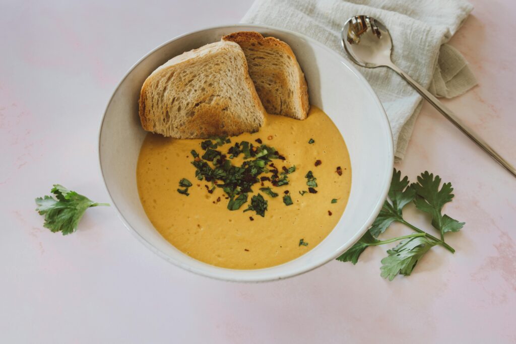 Picture of squash soup