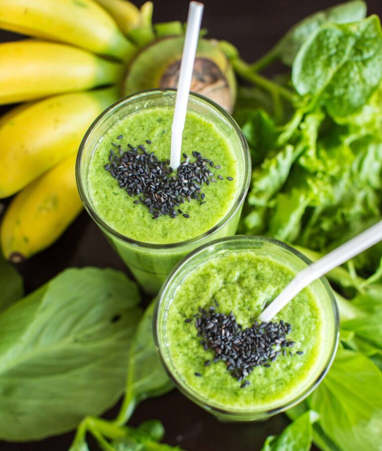 A picture of spirulina smoothies